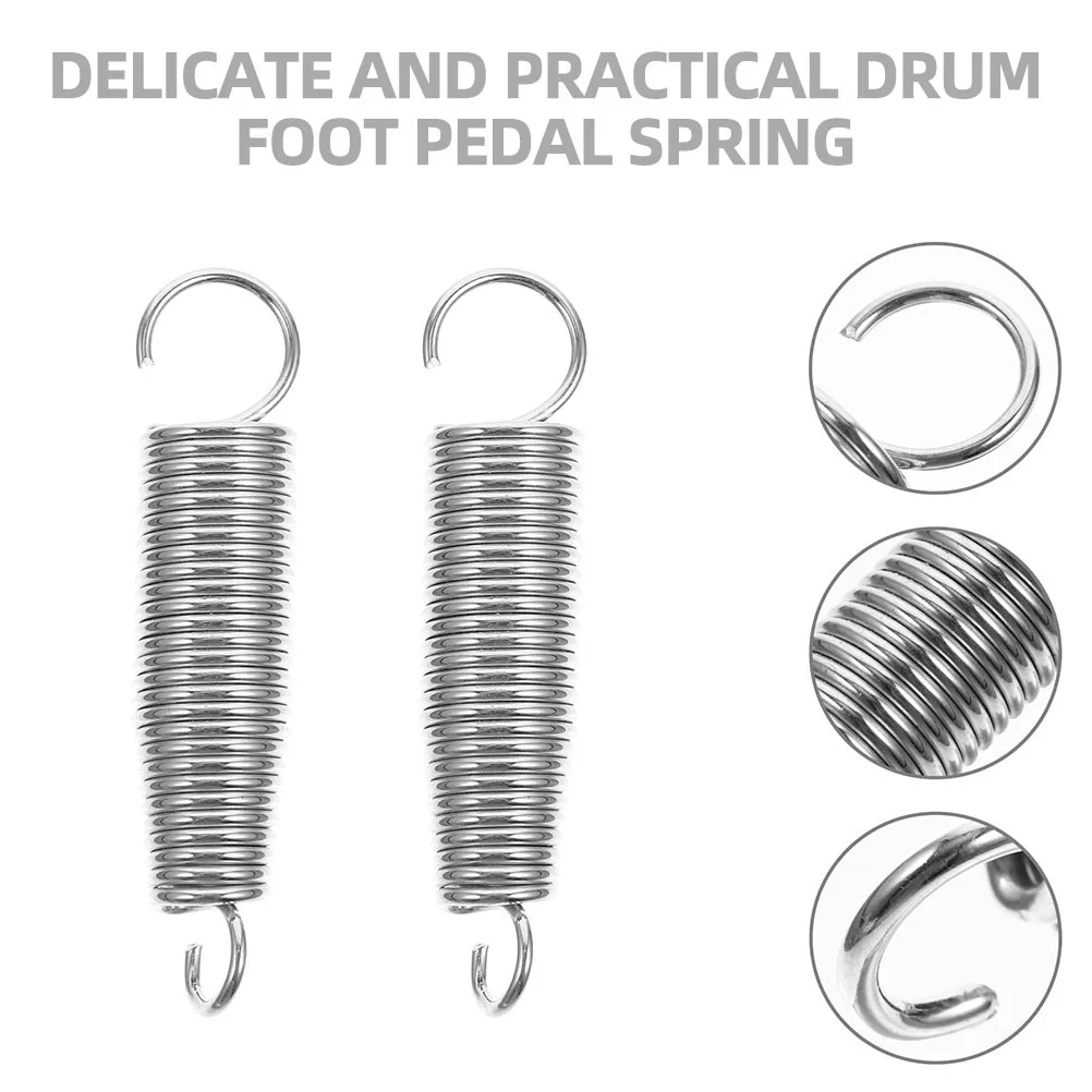 

Spring Accessories Drum Parts Bass Pedal Replacement Springs Percussion Foot Pedals Sprung