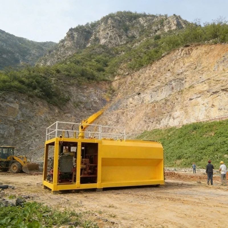 Anti Clog Mud Pump Hydroseeding Equipment for Spraying High Viscosity Slurry Containing Grass Seeds Customized