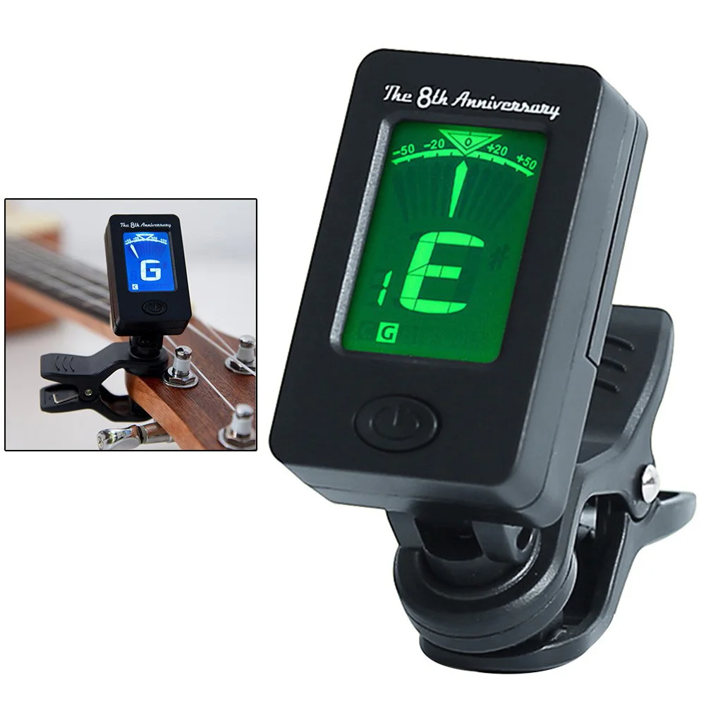 Common Tuner Guitar Tuner Oud Ukulele Vibration Sensor Viola Violin 2.4*4*4.5cm Accessories Internal Microphone