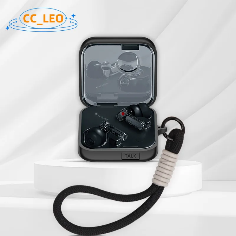 Case for Nothing Ear (3) 2025 Cute Lanyard Pendant Silicone Clear Soft Case Suitable for Nothing Ear (3) 2025 Protective Sleeve