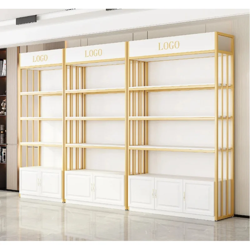 custom.Multi-Layer Nail Art Storage Cabinet Display Rack Beauty Salon Cosmetics Shelf Display Supermarket Sh