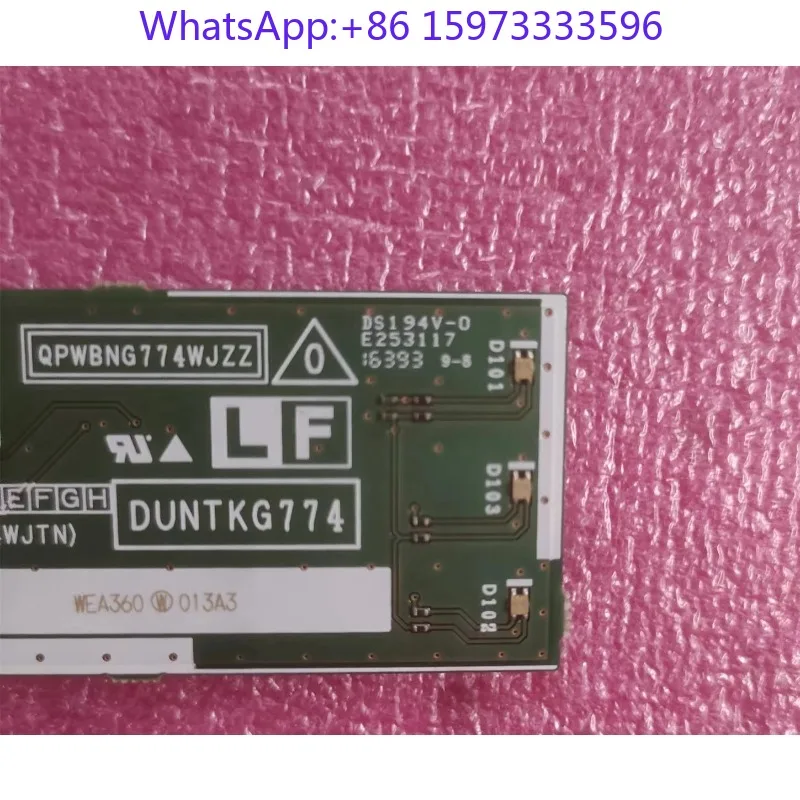 TV IR Remote Receiver Board QPWBNG774WJZZ DUNTKG774 Replacement Sensor Module Fit60TX85A 70TX85A LCD Television Original Signal