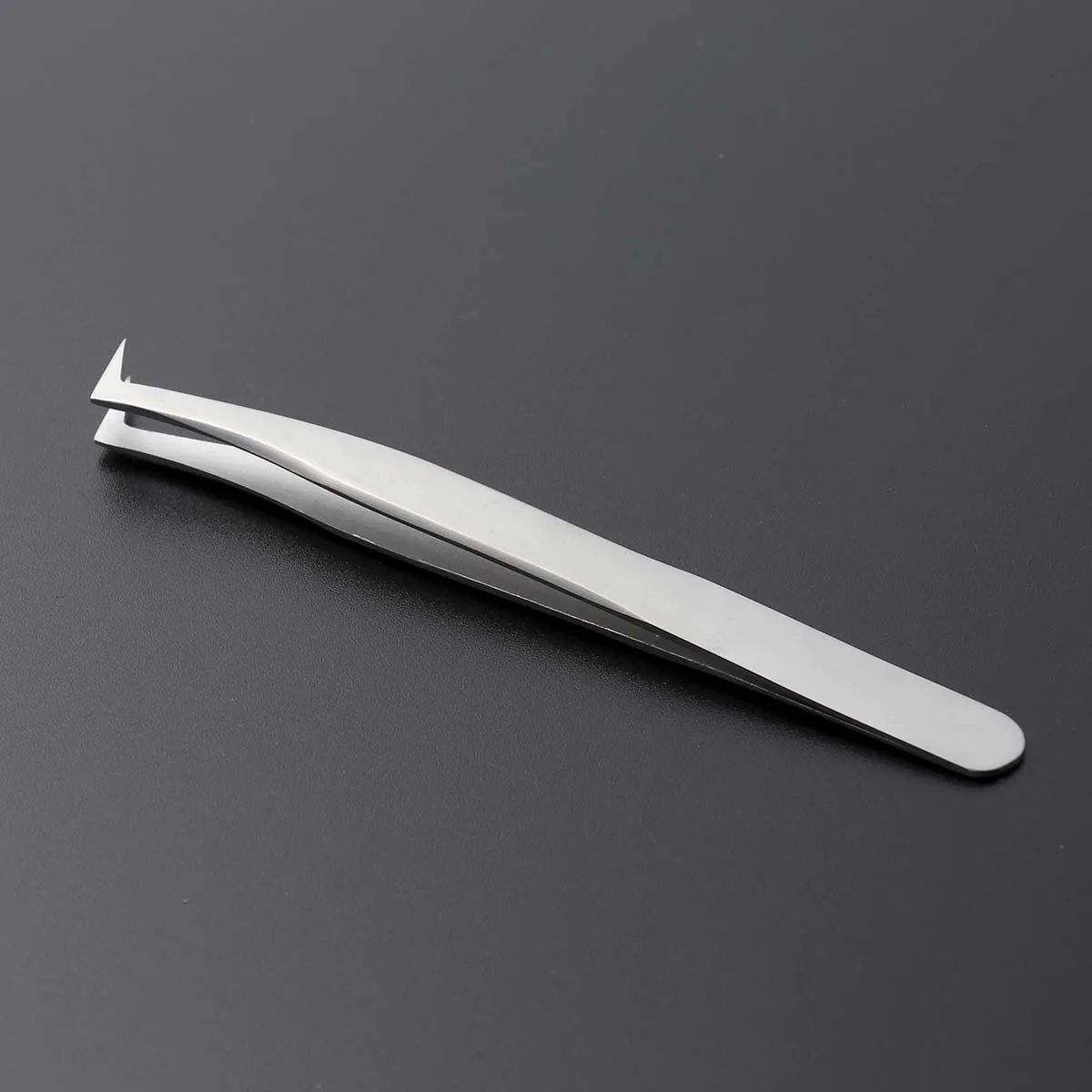 Stainless Steel Fake Eyelashes Tweezers 7 Shaped Clip High Precision Grafting Applicator for Eyelash Extension Makeup Tool Set