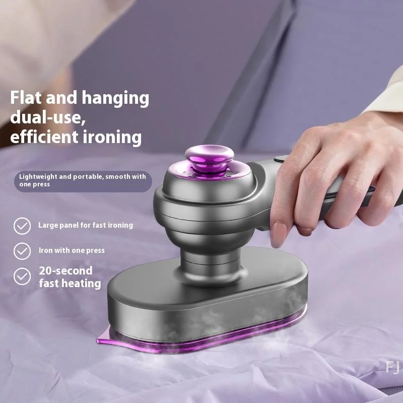 [YU]Handheld Hanging Ironing Machine Convenient Electric Iron Home Travel Mini Ironing Machine Clothes Wrinkle Removal Tool