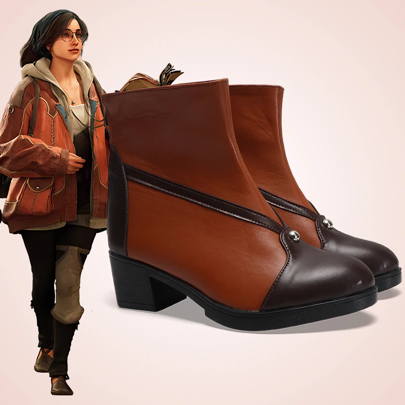 Alma Hunter of Monster Cosplay Shoes Boots Roleplay Outfits Halloween Carnival Shoes