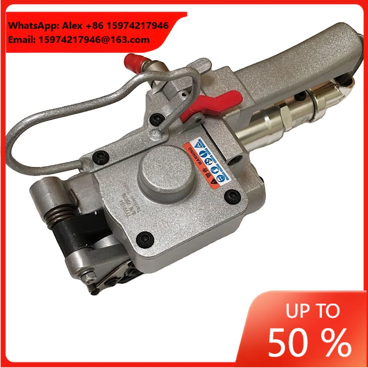 PP & PET Band Strapper Heat Banding Strapping Machine Handheld Plastic Packaging Handheld Combo PET Pneumatic Tool