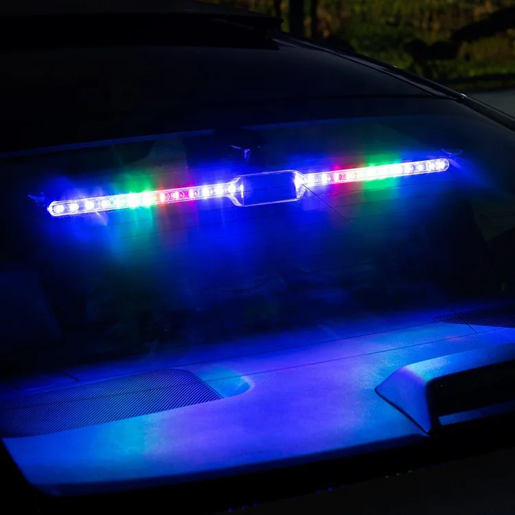 

Другие автомобильные аксессуары, барные фонари для автомобиля, 60 см, солнечное окно, предупреждение, светодиодная сигнализация на присоске, грузовик N21B