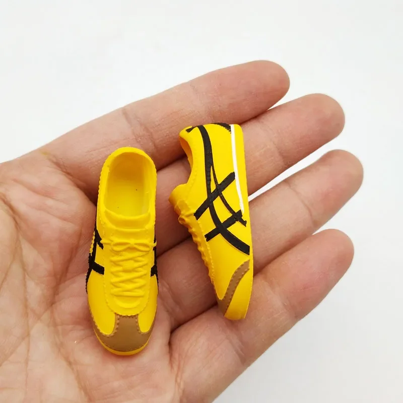 1/6 Scale Male Soldier Movement Casual Hollow Yellow Shoes Solidity Plastic Model for 12in Action Figure Toy Foot Accessory