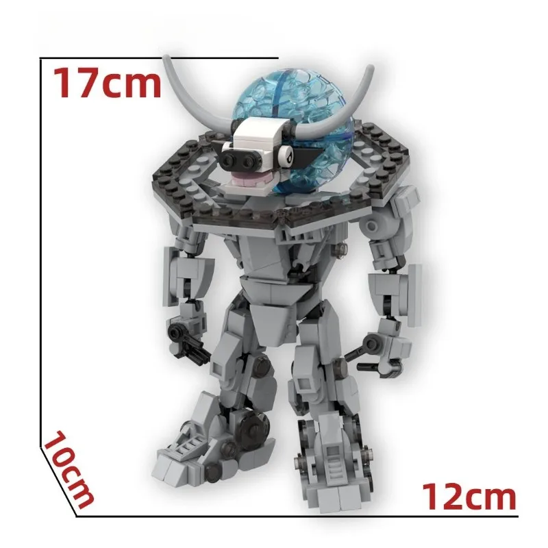 Figurine de cerveau TungTungTung Sahur Tralalelo Tralala, blocs de construction, armure de chasse, modèle Fusion, jouets d'ornements de bureau, en Stock