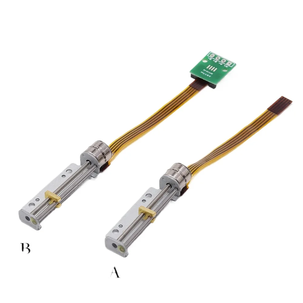 Mini 8mm Linear Actuator 2-phase 4-wire Stepper Motor DC 5V-6V Precision Screw Moving Slider Block Nut Stepper Motor