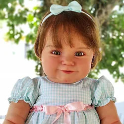 Cute Maddie Reborn Baby Dolls 20/24 Inch Finished Painted Soft Vinyl Bebe Reborn Doll Toys For Children Bebê Reborn
