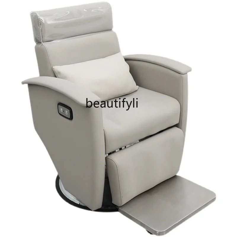 

Electric Hair Salon Chair Can Be Put down Hair Care Chair Head Treatment Lifting Hair Cutting and Shaving Chair