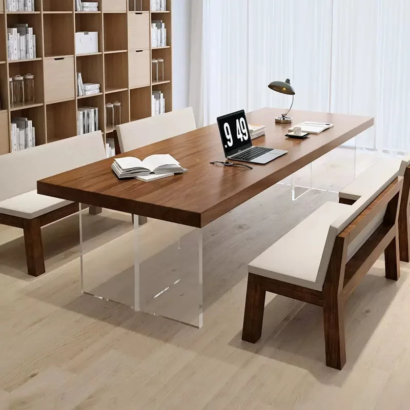 

Nordic Creative Floating Desk Modern Minimalist Transparent Living Room Office Desk Bedroom Furniture Mobili Da Studio FYFD