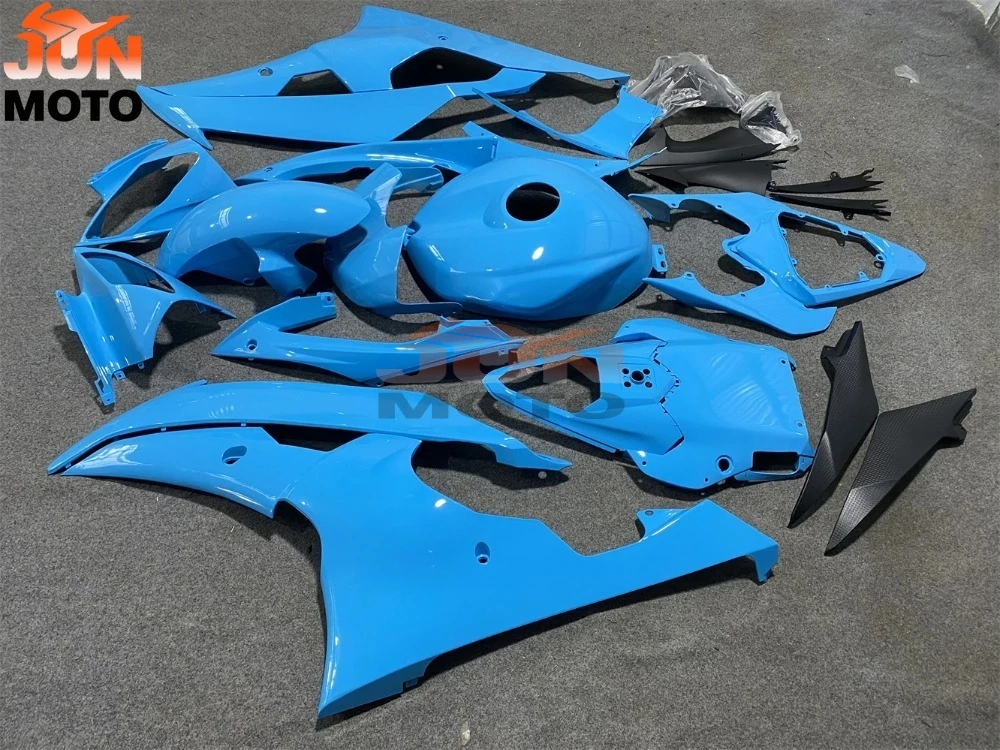 JUN Fit For YZF-600 YZF-R6 2008 2009 2010 2011 2012 2013 2014 2015 2016 08-16 blue fairings 08 09 10 11 12 13 YZF R6 fairing kit view 4