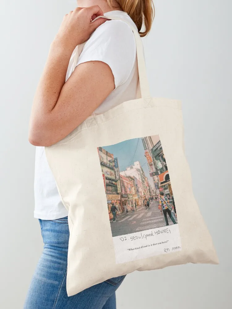 يوان مونو. - حقيبة حمل سيول، حقيبة حمل مخصصة، حقائب حلوى للمتسوقين للنساء، حقيبة قابلة للطي في السوبر ماركت