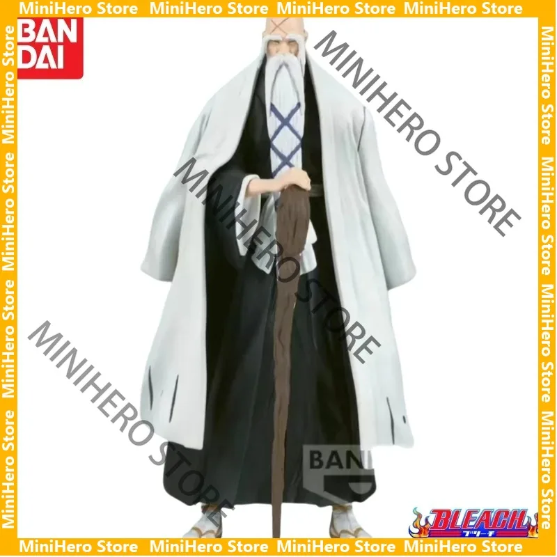 

В наличии Оригинальная коллекционная фигурка BANDAI BLEACH Genryuusai Shigekuni 1/8 из ПВХ, аниме-фигурка