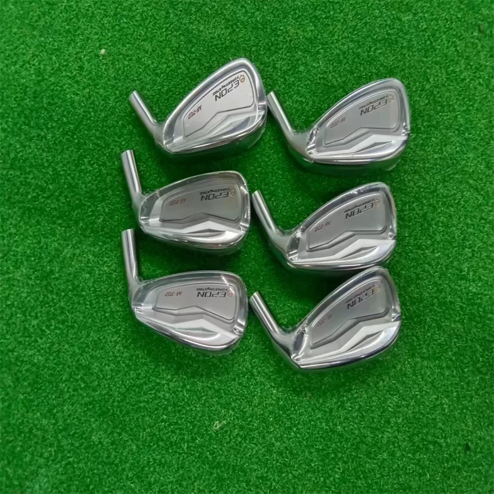 New Golf Irons  E-P-O-N A-F 707  Golf Irons silver  6pcs 56789p Steel or graphite golf clubs