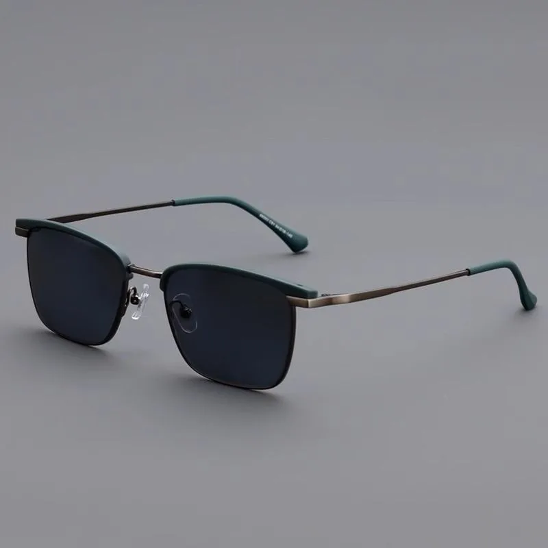 Retro Punk Brillen Unisex Klare Quadratische Sonnenbrille Mode Koreanischen Stil Mode Kleine Quadratische Sonnenbrille – Detail 2