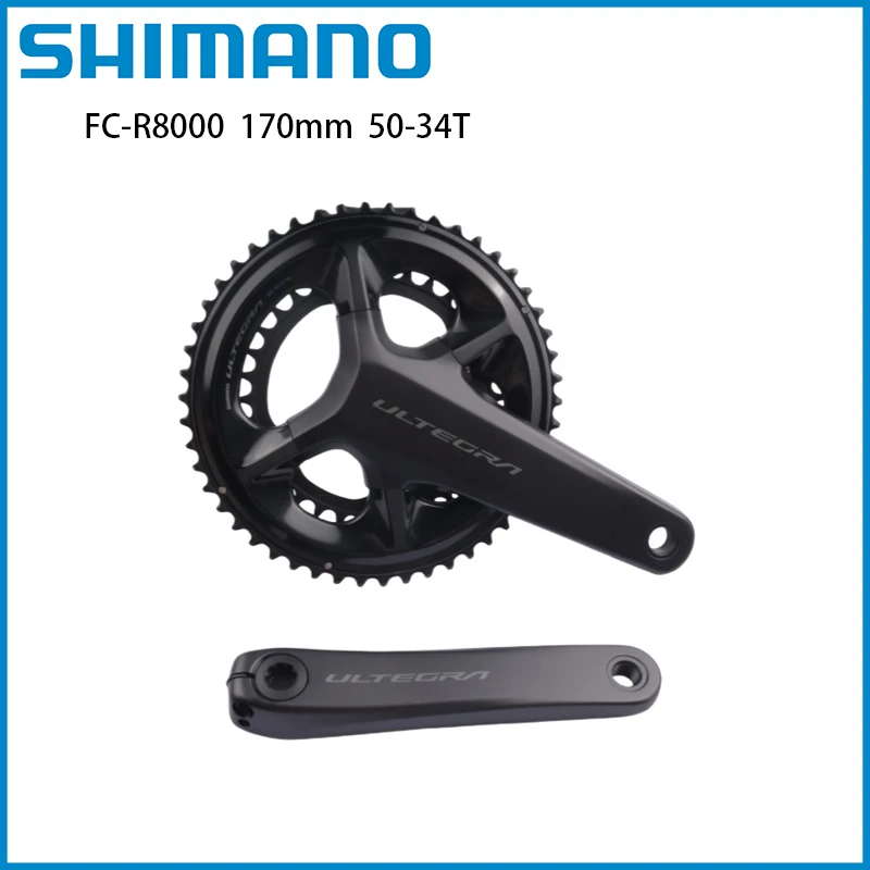 SHIMANO ULTEGRA R8100 Crankset 170mm 50-34T 2x12s Road Bicycle