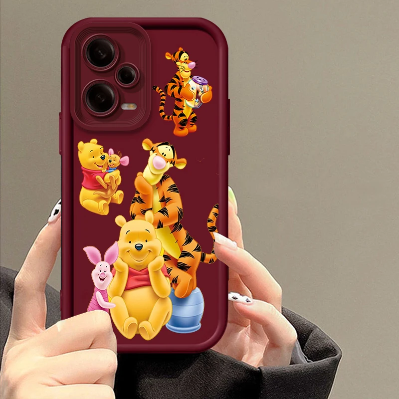 The Many Adventures Of Winnie The Pooh Cute Eye Ladder For Xiaomi Redmi Note 13 12 12C 11 11S 10 10C 10A 9C 9A Pro 5G Back