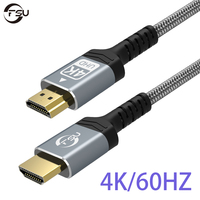 FSU 4K HDMI-compatible Cable,Braided Nylon & Gold Connectors,4K,Ultra HD,ARC & CL3 Rated for Laptop,Monitor,PS5/4,Xbox,Fire TV