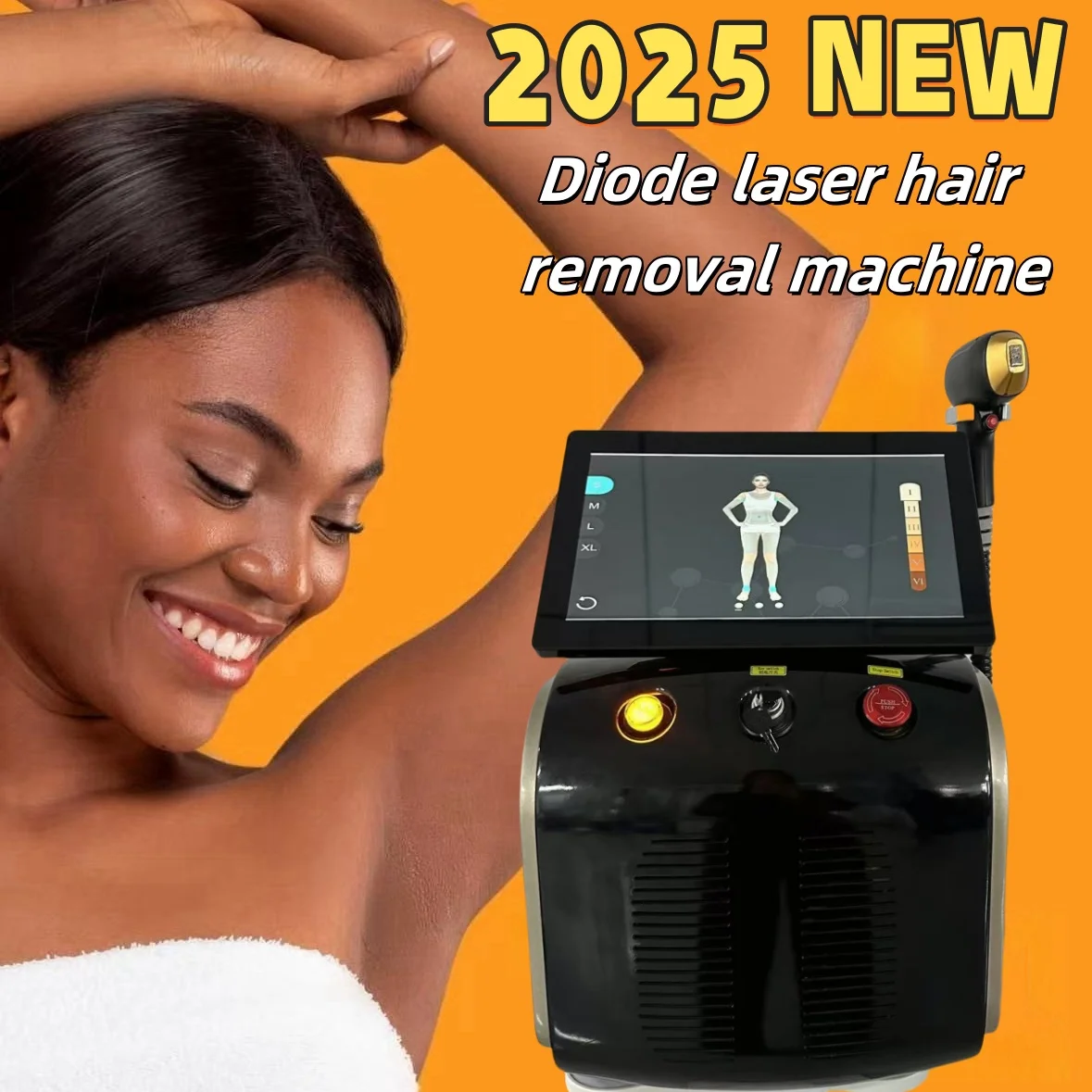 2025 Powerful 3000W Alexandrite Ice Platinum Laser Epilator Professional Diode Laser Machine Permanent Hair Remover for Woman