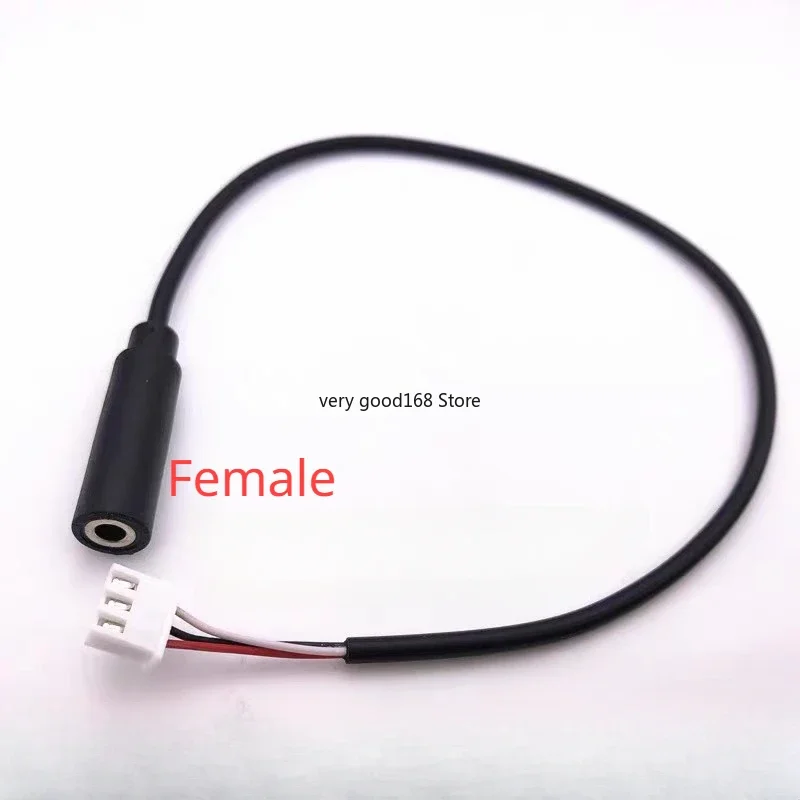 1pc 30cm Jack 3.5mm AUX Audio Cable To XH2.54 3p Terminal Male To Male Female 3 Core Stereo Audio Cable Amplifier Extended Line