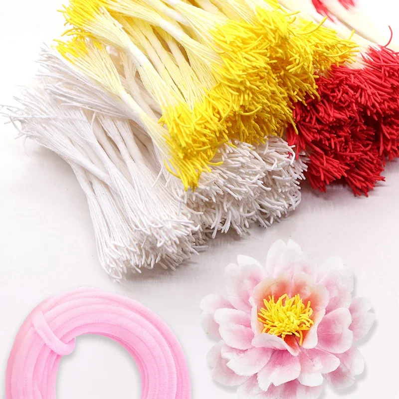 20pcs Handcraft Simulation Flower Stamen DIY Ornaments Handmade Material Flower Core Decoration Artificial Flower Accessories