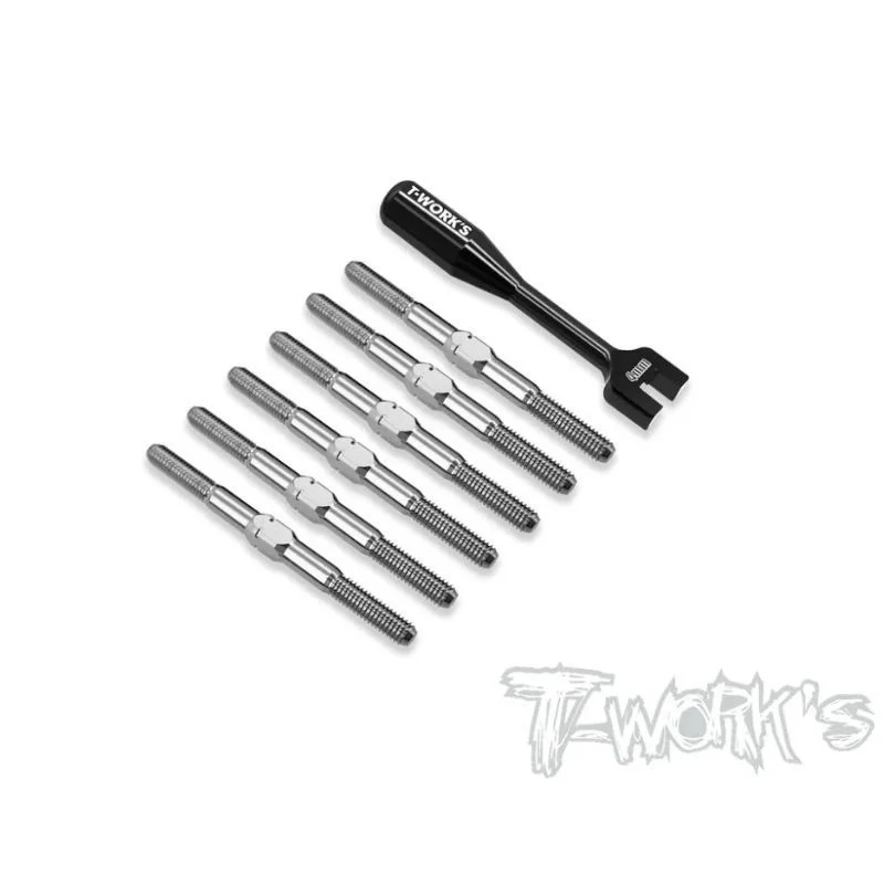 

Original TB-317 Titanium Turnbuckle Set (For Team Associated RC10 B7/B7D ) Rc Tool