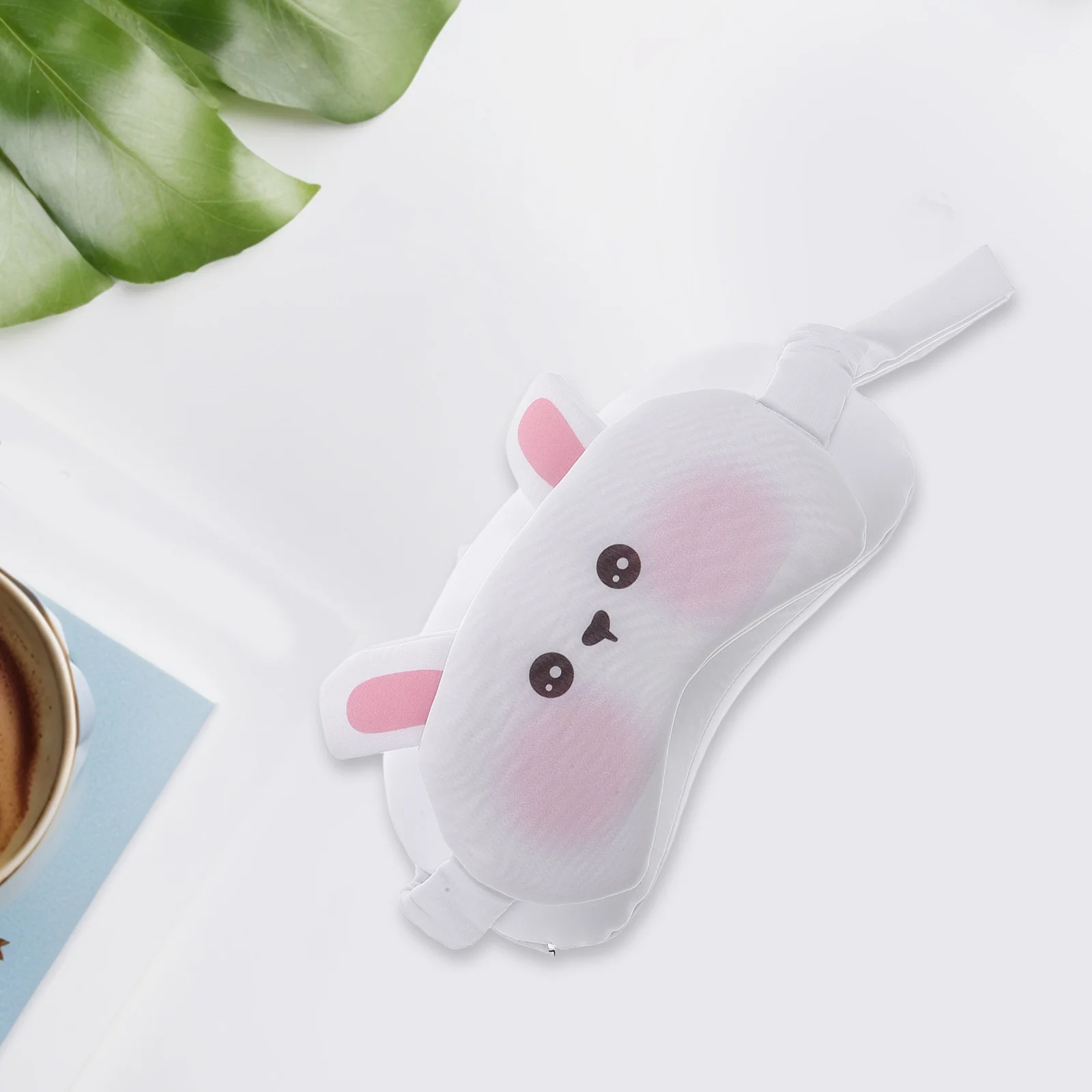 

Cartoon Style Neck Pillow Travel Eye Mask 2-in-1 Lightweight Soft Foam Cotton Pillow for Plane Car Office Home Blinder Function