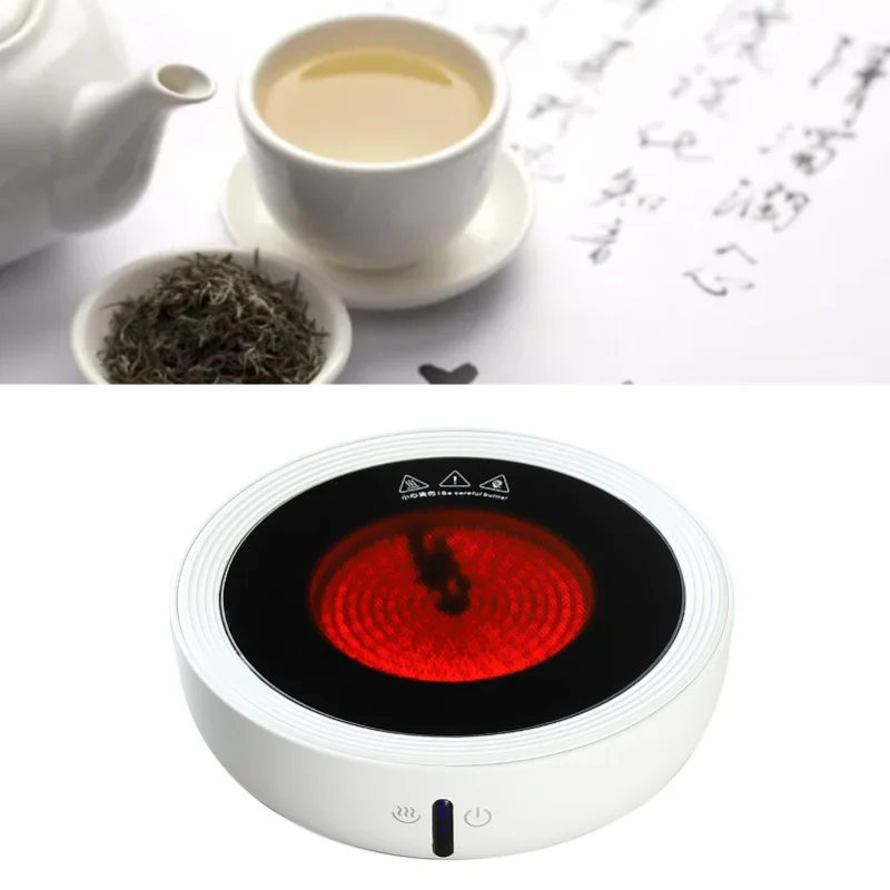 Mini Electric Ceramic Tea Stove Heat Resistant Fast Heating Multifunctional Electric Tea Hot Plate For Office Home