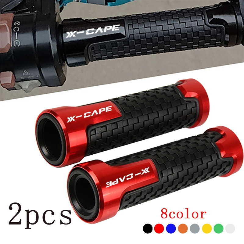 

For Moto Morini X-Cape 650 650X 2022-2025 Accessories Motorcycle Handlebar Grips CNC aluminum Rubber Hand Thruster Grips