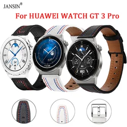 Leather Strap For HUAWEI WATCH GT 3 Pro 43mm 46mm Watchband Bracelet For Huawei Watch GT3 Pro Wristband Replacement Correa Belt