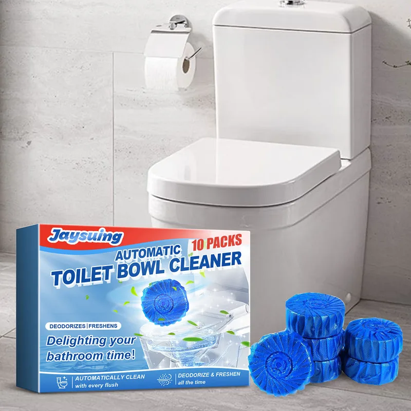 

Blue Bubble Cleaning Block Household Toilet Descaling Deodorizing Freshening Agent Banish Grime Odors