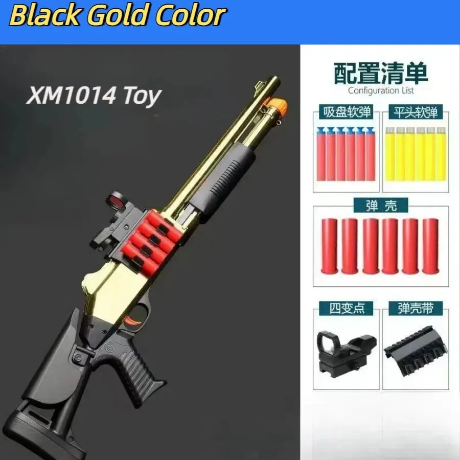 

FiveS 2025 New Outdoor Toy Gun Shell Ejecting Shotgun Toy Gun Adults Kids Best Toy Guns Boys Age8+ Shoot Games Dropship Boy Gift