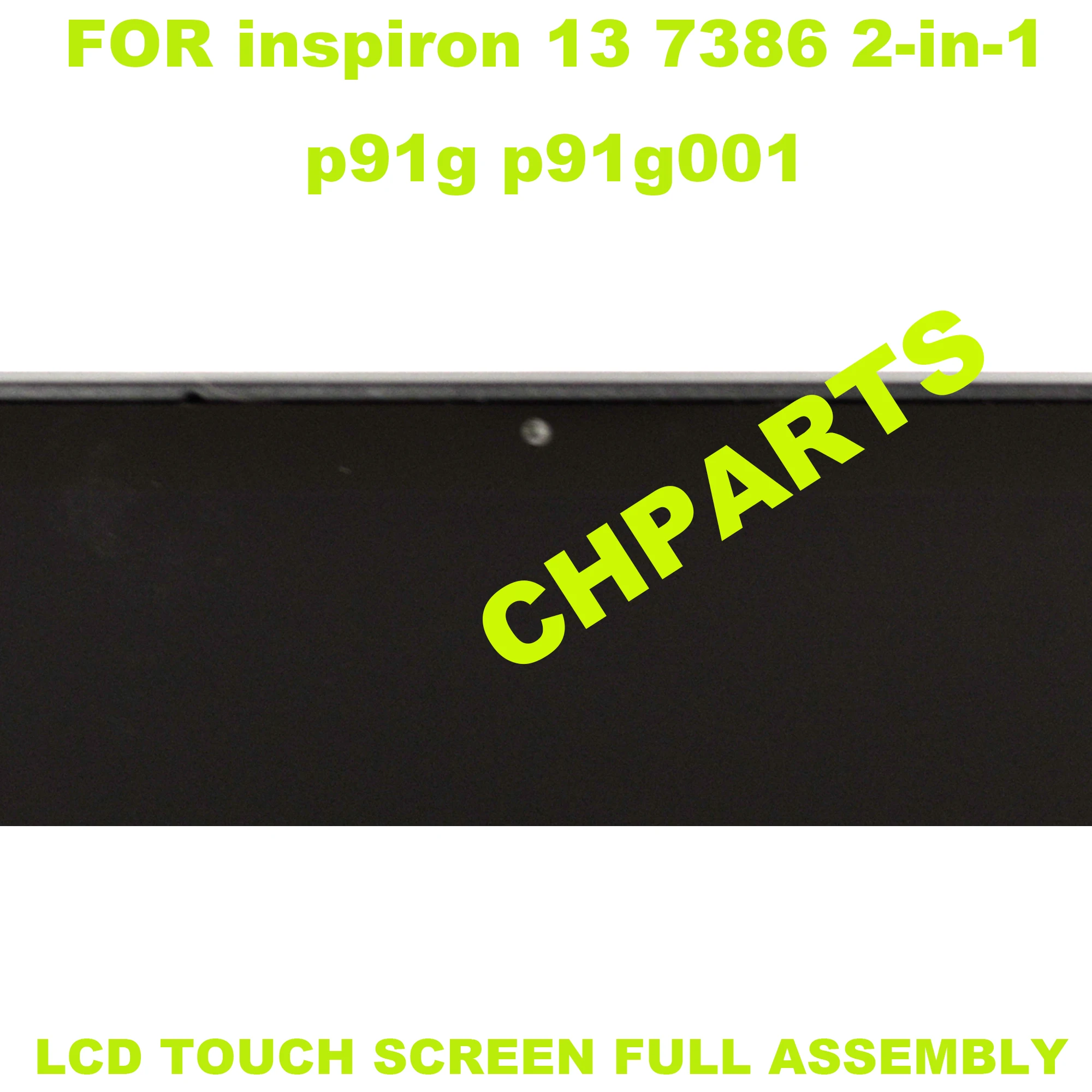 Imagem -04 - Tela de Toque Lcd para Dell Inspiron 13 Montagem Completa Prata Preto 7386 P91g P91g001