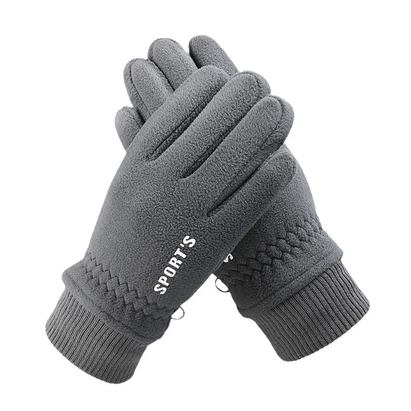 

Warm Gloves Made of Fleece Thin Design for Spring and Autumn Windproof Cold Proof Anti Slip Cycling Sports Warm and Soft