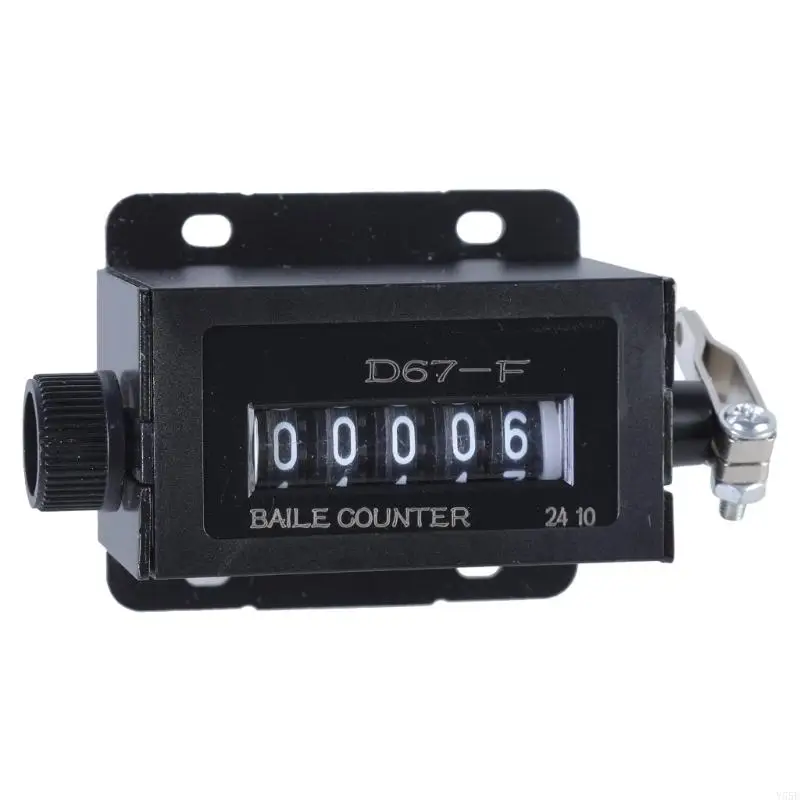 

Y55E Hand Tally Counter Lap Counter Clicker Manual Hand Pull Stroke Tally Counter 0-99999 for Golf Goods Counting