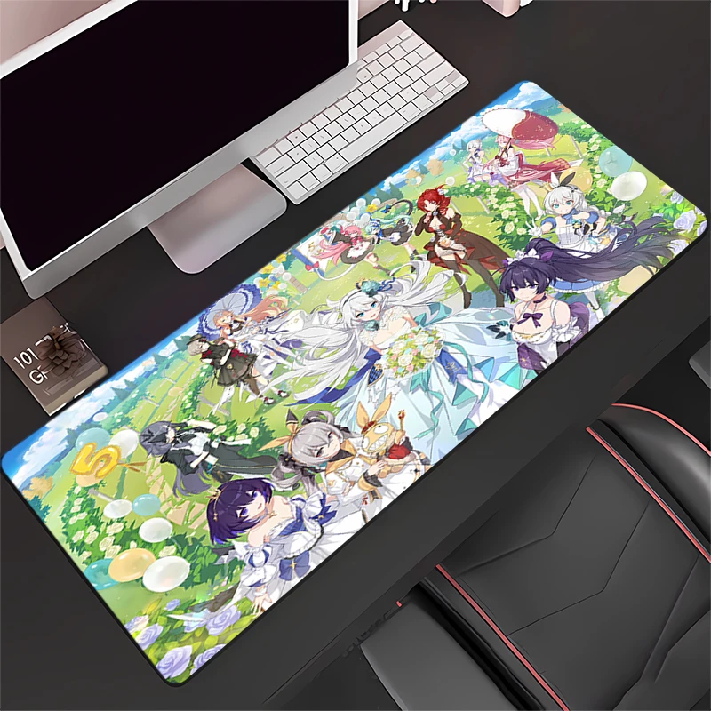 Mouse Pad Kiana Raiden Mei Gaming Laptops Keyboard Mat Deskmat Pc Accessories Desk Protector Gamer carpet Honkai Impact 3 game