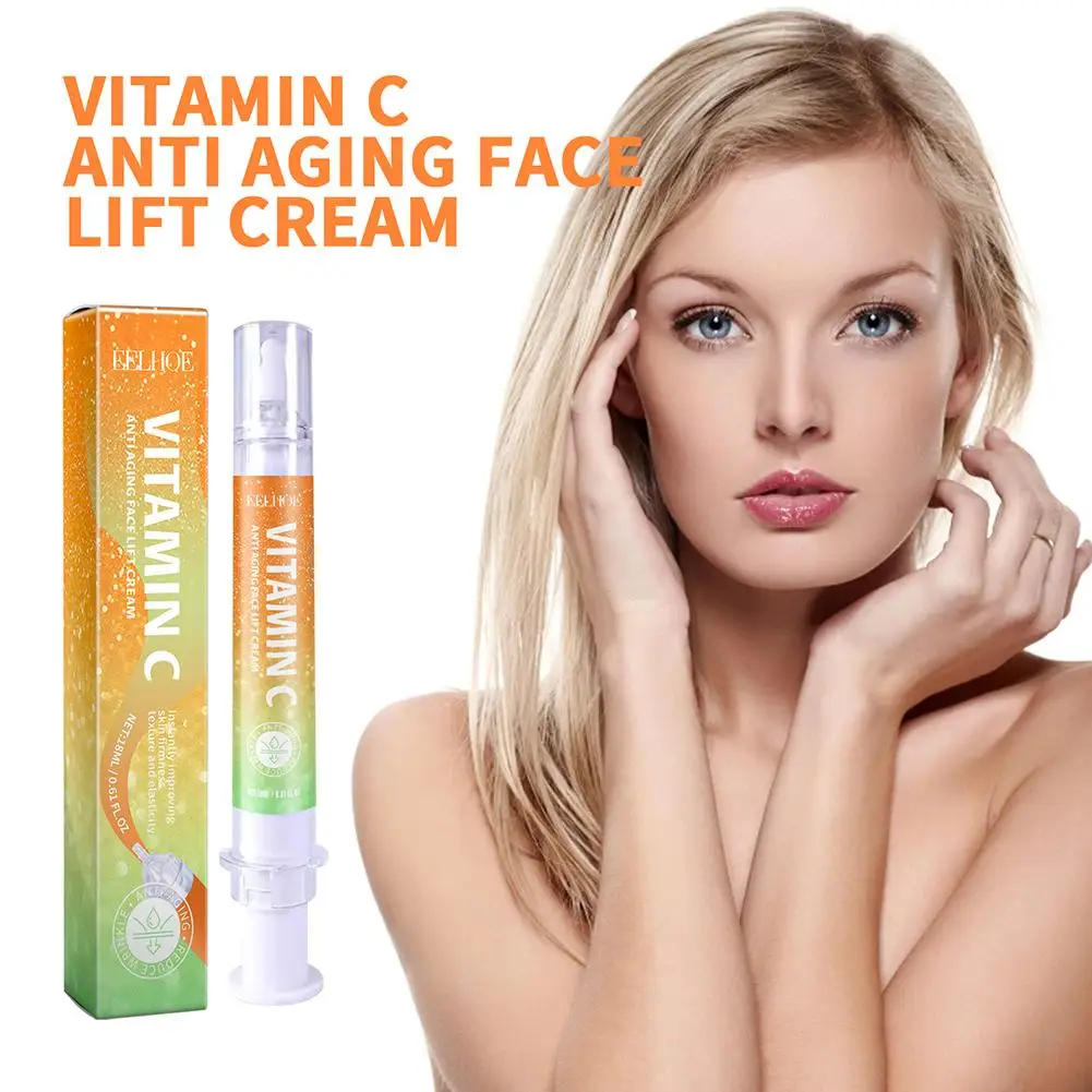 1pcs Vitamin C Anti Wrinkle Serum Remove Dark Circle Cream Eye Bags Fine Anti-Aging Lines Eye Skin Firming Crea Eye Lifting V9G9