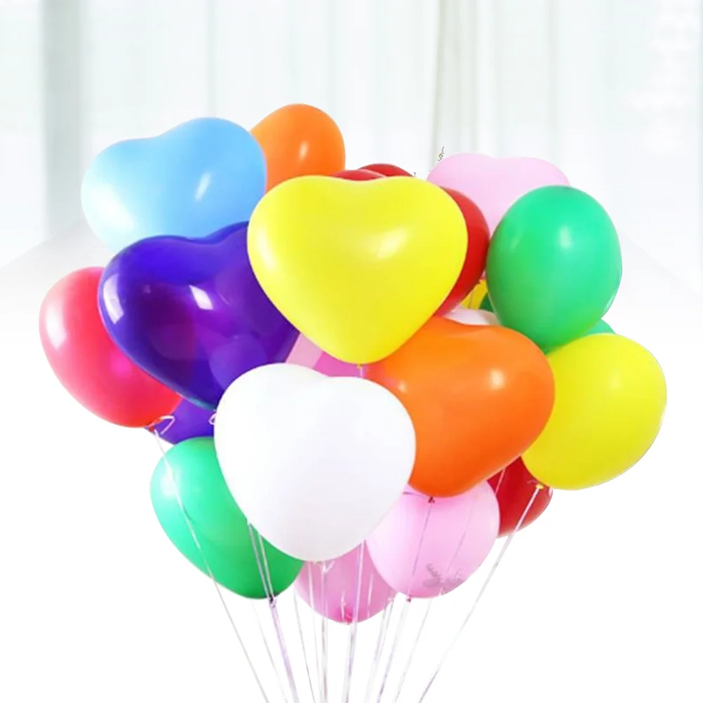 

20Pcs 10inch Heart Shape Latex Balloons Red Wedding Engagement Birthday Party Decorations Indoor Outdoor Use Party Balloons