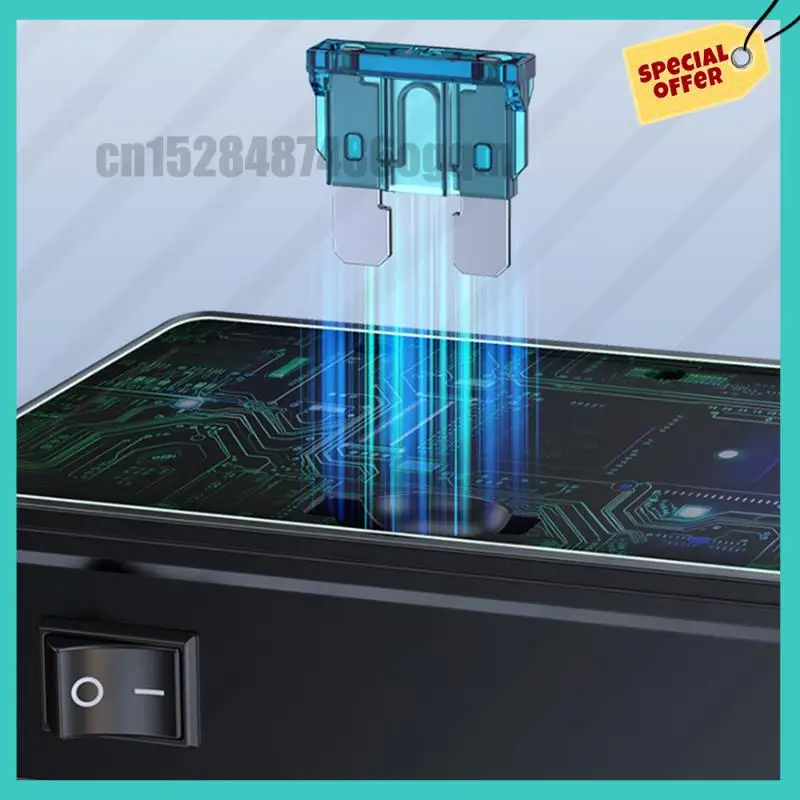 -ABJZ Versatile Car Charging Solution: 1In7 Cigarette Lighter With USB 3.0 And PD, 12-24V For High Power Performance