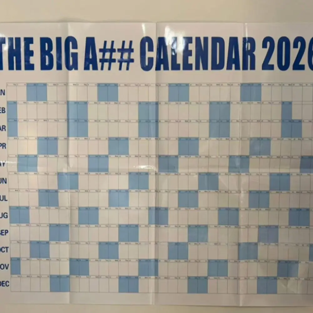

New Large 2026 Calendar Planner Sheet Schedule Sticker Planner Target Wall Calendar Schedule Organizer Office Supplies