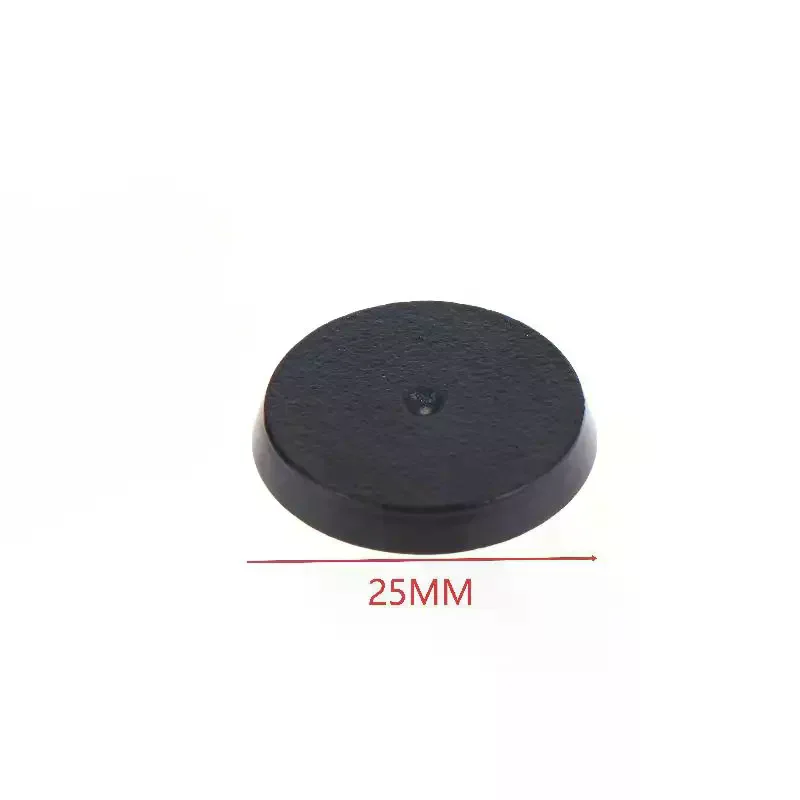 20/100Pcs 25mm Round Wargame Miniature Base Black Plastic Figure Stand For Tabletop Wargaming Model Hobby DIY Painting view 6