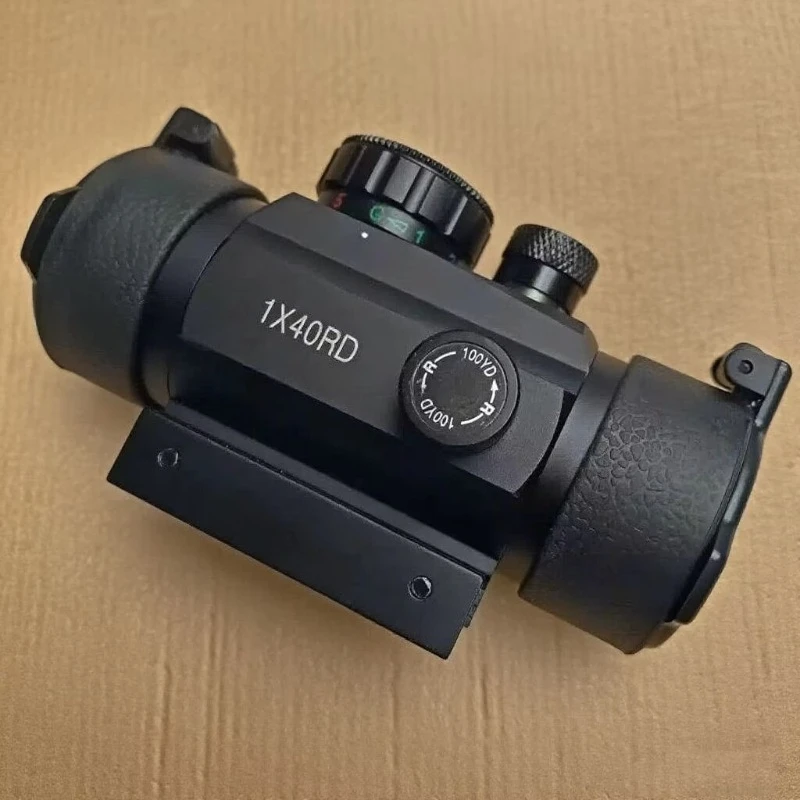 1x Non-magnified Holographic Sight, Cross / Red Dot Reticle Optional, Knob Adjustment, Outdoor Toy Accessory