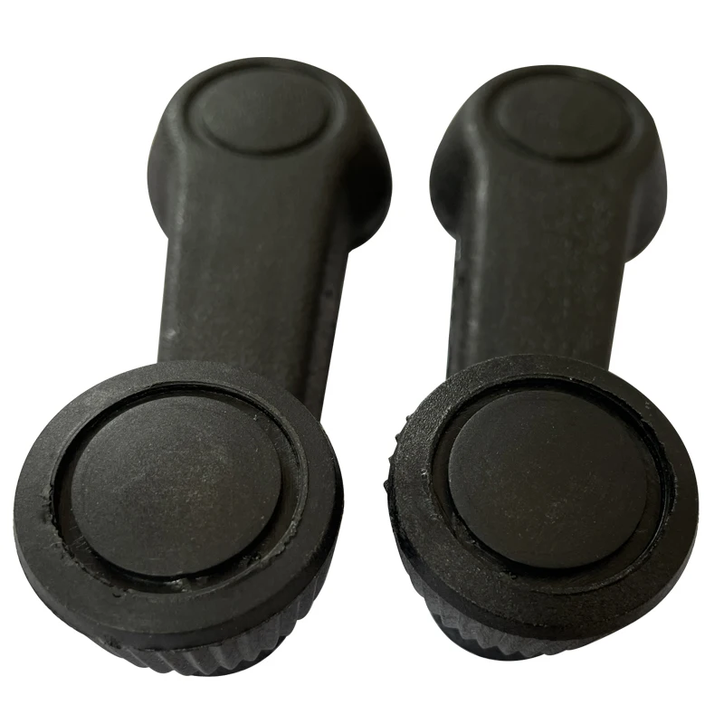 2pcs Window Winder Handle For Vw T2 T25 Transporter Camper Van 1969-1991 Black A327