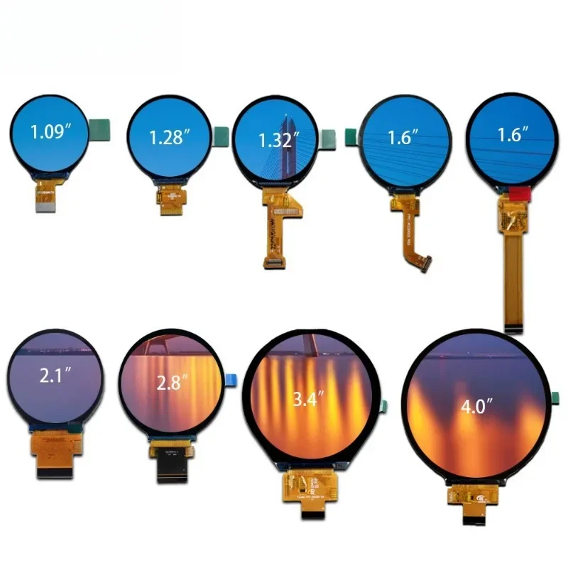 

1.32 inch 1.6 inch 2.1 2.8 3.4 , round display color smart watch/home L
