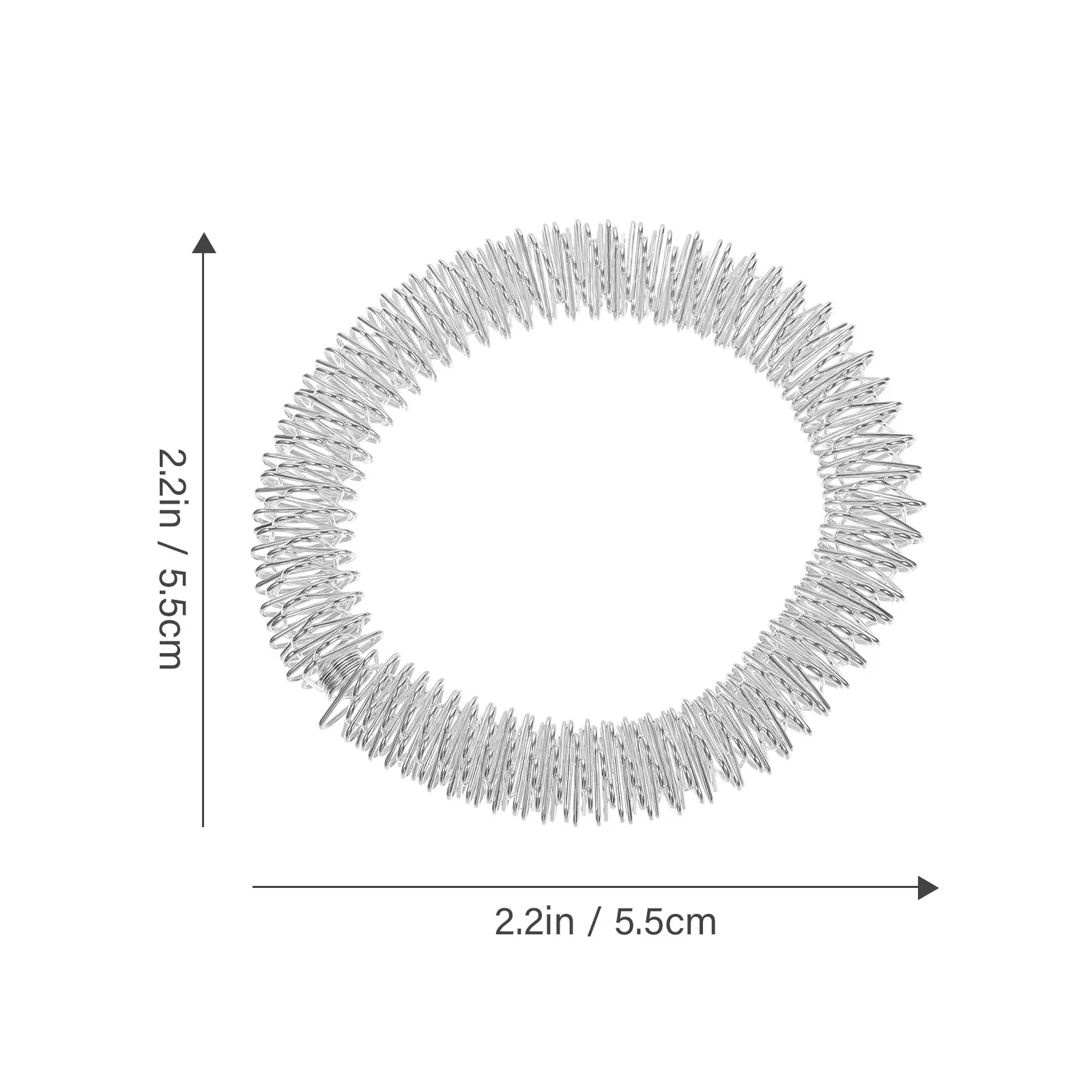 2 قطعة حلقات تدليك المعصم الدوائر المعدنية بالضغط الإبري لتعب اليد على المدى الطويل استخدام الكمبيوتر المسنين الصينية #6