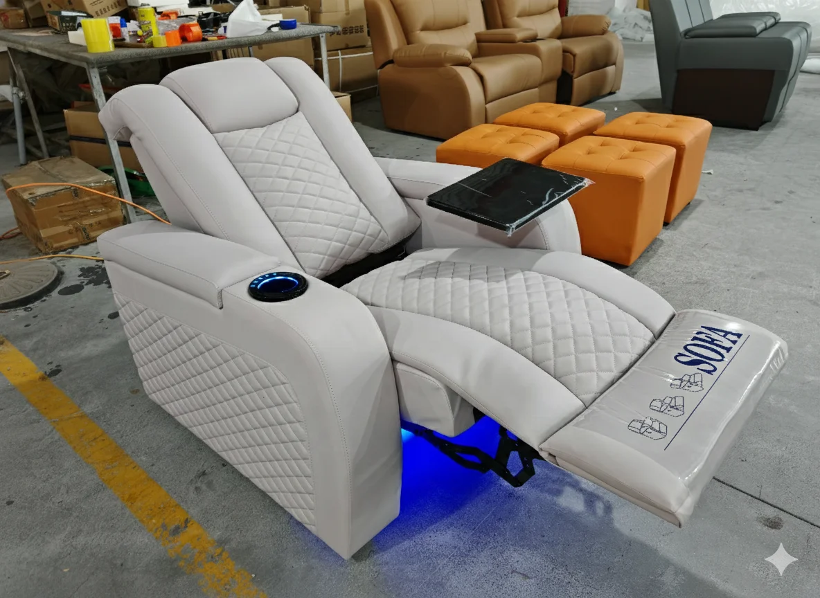 Théâtre moderne amour siège ch - Home Cinema Recliner Chairs avis et prix