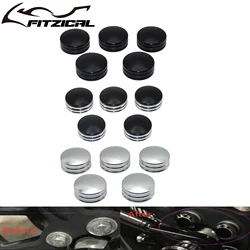 Motorcycle Rear Sprocket Flat Bolt Cap Cover For Harley Sportster Touring Road King 2014-2022 Softail Breakout Fatboy 1993-2017